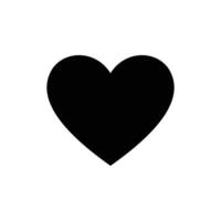 heart icon vector design template simple and clean