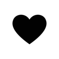 heart icon vector design template simple and clean