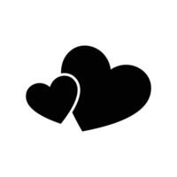 heart icon vector design template simple and clean