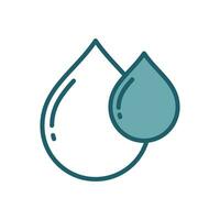 agua soltar icono vector diseño modelo sencillo y limpiar