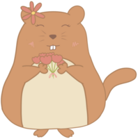 Groundhog so cute png