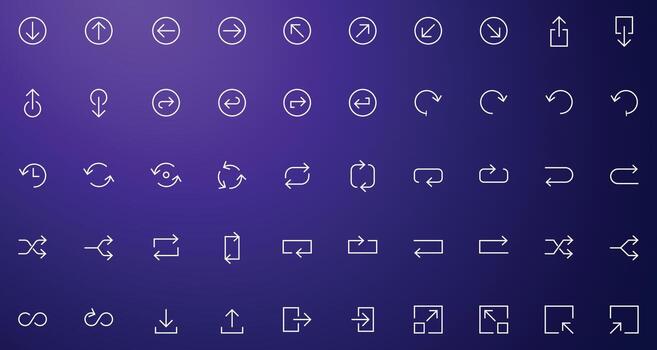 UI Design flat Icon Pack Vector web icons, Basic Ui Icons. Vector illustration