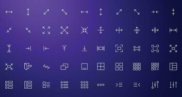 UI Design flat Icon Pack Vector web icons, Basic Ui Icons. Vector illustration