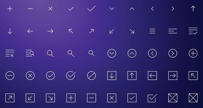 UI Design flat Icon Pack Vector web icons, Basic Ui Icons. Vector illustration