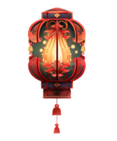 AI generated illustration of chinese lantern ai generative png