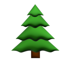 Gradient outdoor park green tree 3D icon png