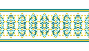 colorful pattern border pattern design vector