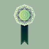 mandala decorative banner design template vector