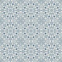 Flat mandala seamless pattern template vector