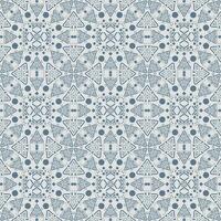 Flat mandala seamless pattern template vector