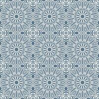 Flat mandala seamless pattern template vector