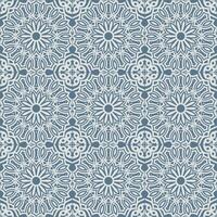 Flat mandala seamless pattern template vector