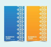 colorful pattern style vertical greeting card vector