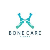 Minimalist Bone Health Logo Illustration Template Design vector