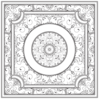 Black vintage lines, wall decoration, Roman pillar carpet. png