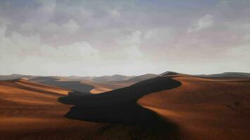 Antenne von namibian Wüste und Sand Dünen video