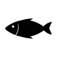 Fish icon isolated vector illustration.