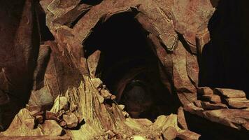 Beautiful view of the bizarre sandstone formations in the mountains video