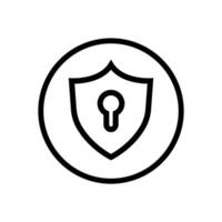 Internet security icon vector. Antivirus illustration sign. Protection symbol or logo. vector