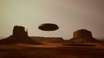 extraterrestre vaisseau spatial planant plus de Arizona video