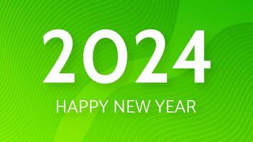 2024 contento nuevo año en vistoso antecedentes vector