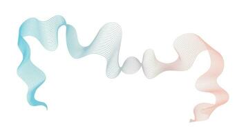 Abstract backdrop with wave gradient lines vector