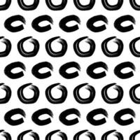 Seamless pattern with sketch circles shape vector