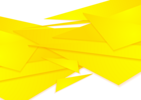 brillant Jaune géométrique polygonal Contexte png