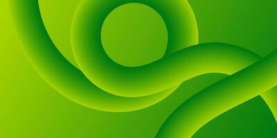 abstract green background with waves vector