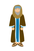 Cartoon Bible Character - Nicodemus png