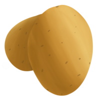 Potatoes handdrawn Illustration png