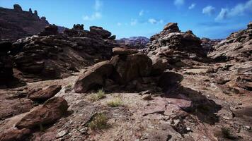 monumento valle deserto canyon nel Stati Uniti d'America video