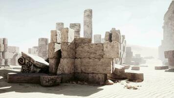 rovine di amun tempio nel soleb video