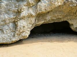 sand beach in the desert photo