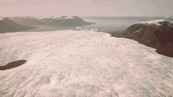 Antenne Aussicht von groß Gletscher video