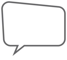 Speak bubble text, chatting box, message box outline cartoon png