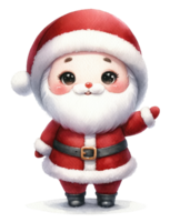 AI generated Santa Claus isolated. png