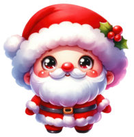 AI generated Santa Claus isolated. png