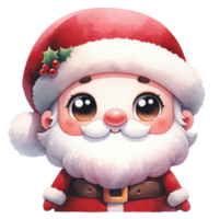 AI generated Santa Claus isolated. png