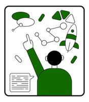 illustration vector graphic technology flat illustration for template, website, design, etc