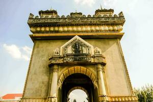 the gate of the royal palace in phnom penh, cambodia photo