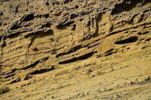 un rock formación en el Desierto foto