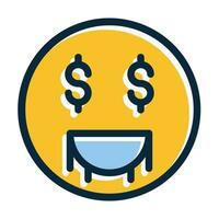 Greed Icon Design vector