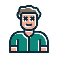 Man Avatar Icon Design vector