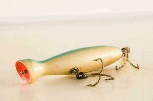 a fishing lure with a hook photo
