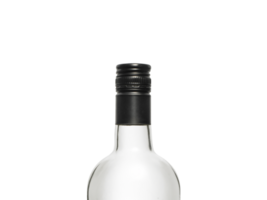 whiskey bottle isolated. transparent background png