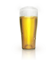 bicchiere con birra. trasparente sfondo png
