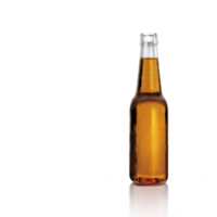 récemment ouvert Bière bouteille. transparent Contexte png