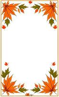 AI generated Thanksgiving border frame illustration photo