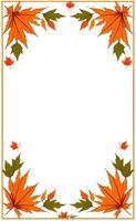 AI generated Thanksgiving border frame illustration photo